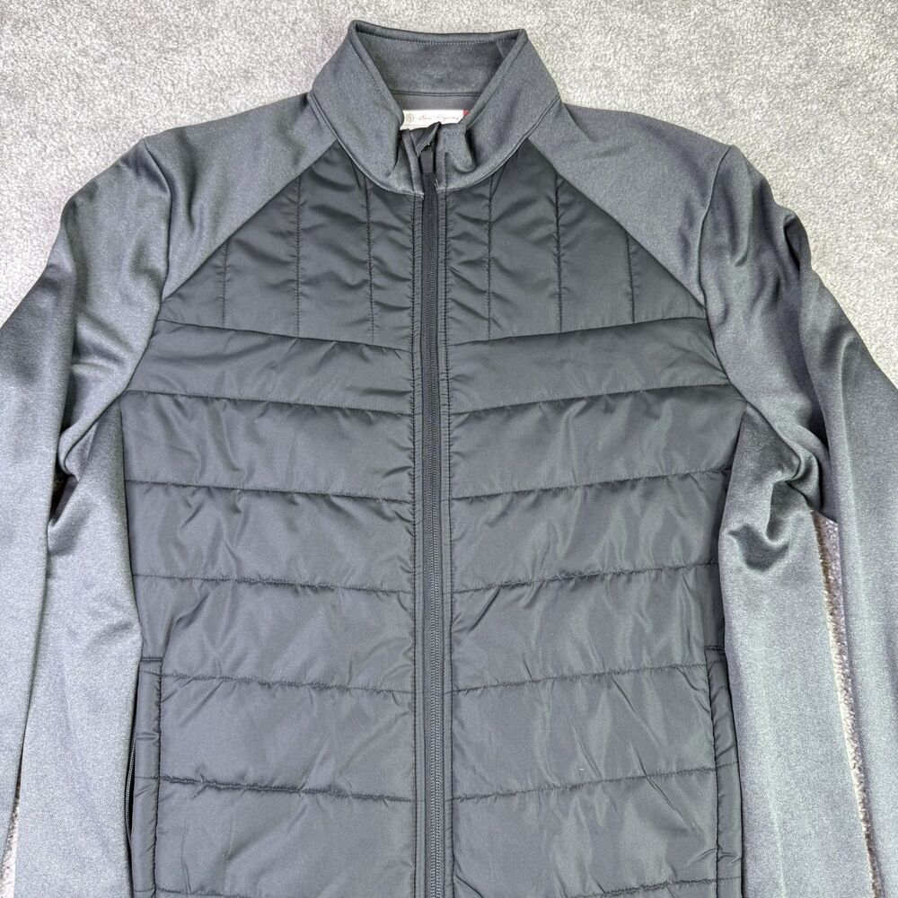 Ben Hogan Jacket Men’s Small Black Full Zip Mock Neck Long Sleeve Golf